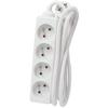 CHACON Bloc multiprise rallonge 4 prises 16A 5m blanc