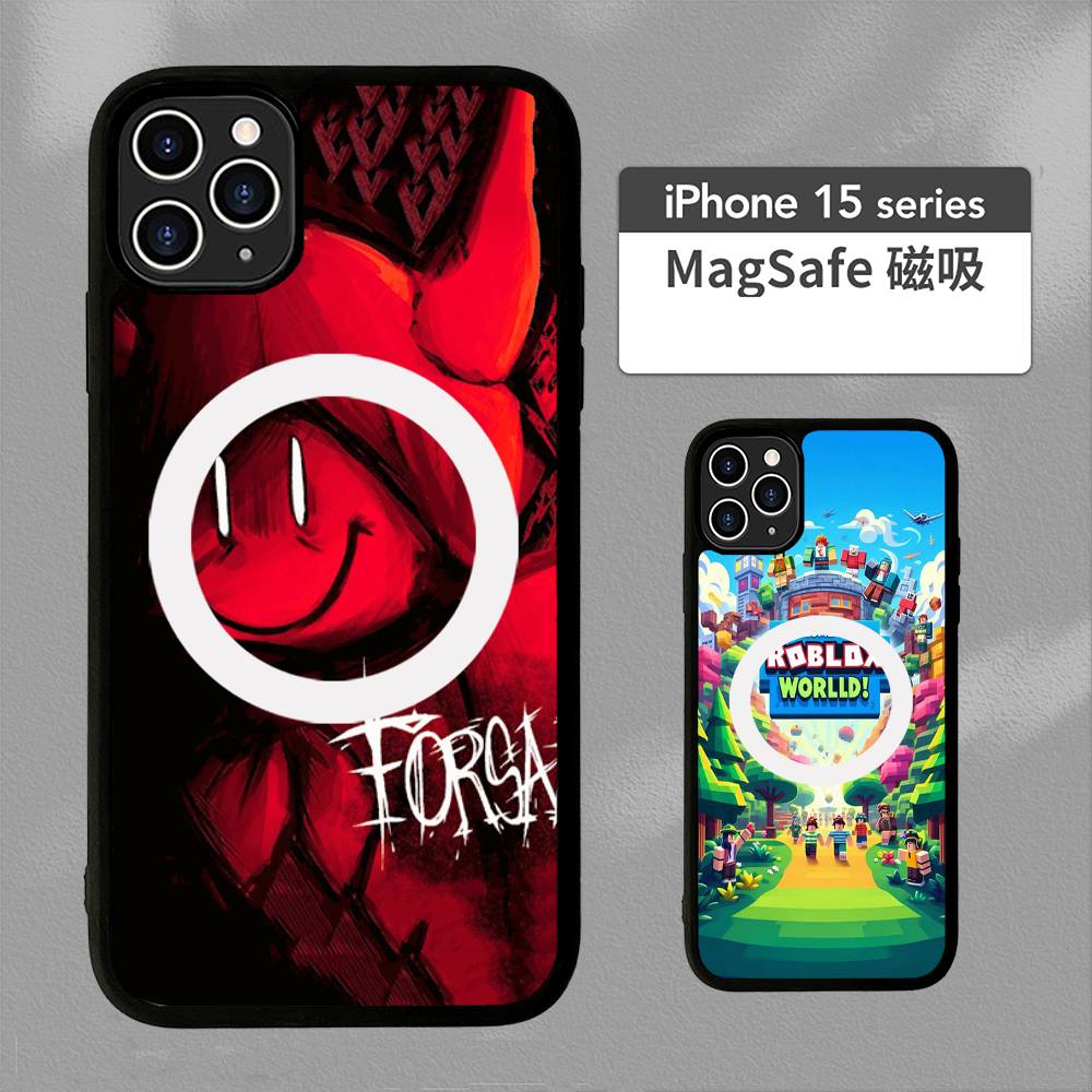 Игра R-Roblox-ES Магнитный Для Чехла Телефона Для IPhone 17 Air 16 Pro Max 15 14 13 12 11 Защитная Крышка