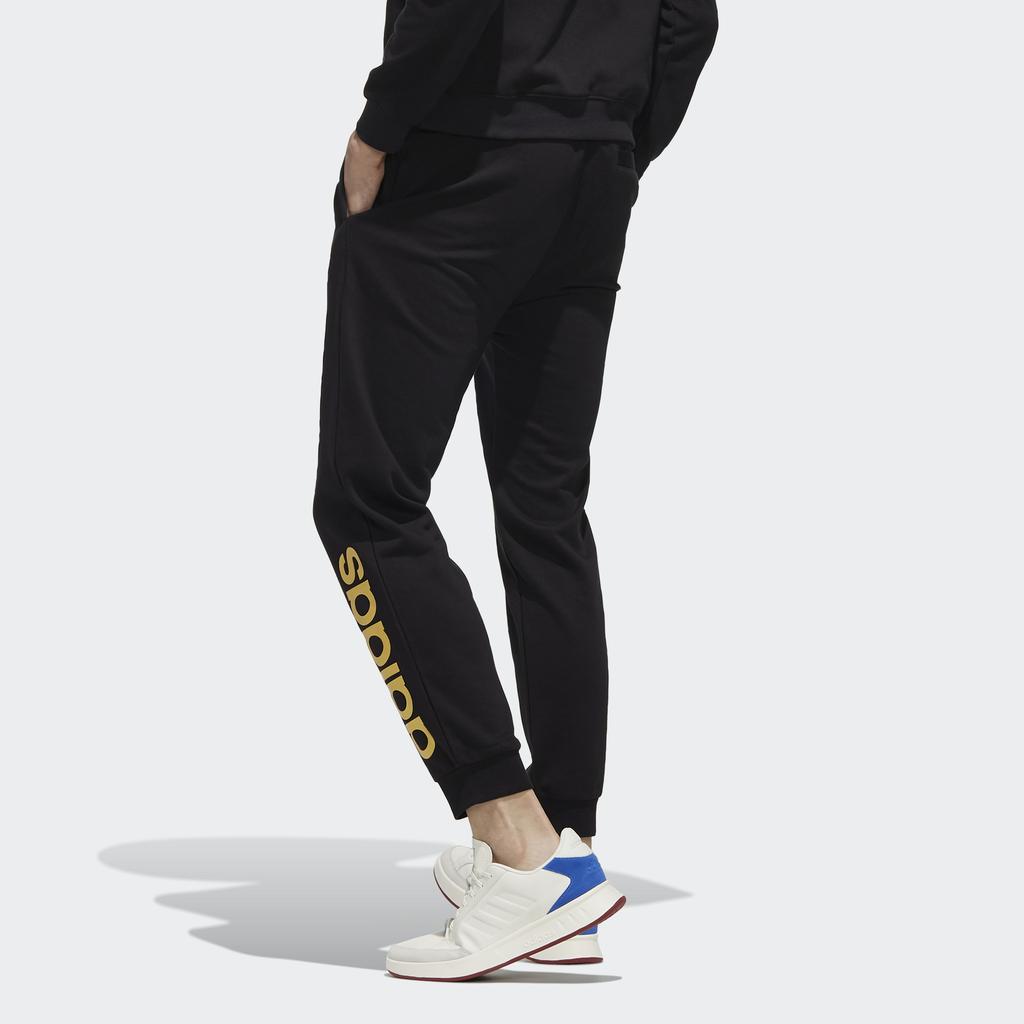 adidas Мужские трикотажные спортивные штаны Neo Черные Умеренно узкий крой FP7446