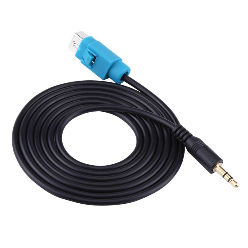 Кабель-адаптер преобразователя с разъемом AUX 3,5 мм для Alpine KCE-236B для MP3 iPhone LQ 