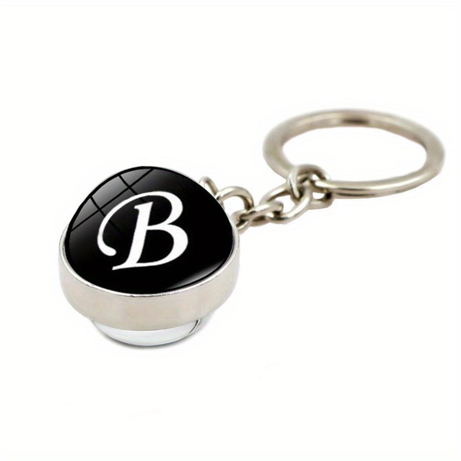 26 английских букв простой стиль металлические начальные шармы подвеска брелок вещи на день Святого Валентина для него друзья любовь набор подарки