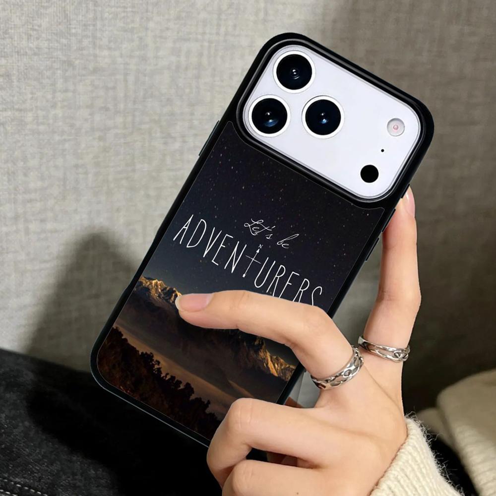 Чехол-кейс для iPhone 17 Air 16 Pro Max 15 Plus 11 13 Mini 14 12 Задняя крышка телефона Вдохновение для путешествий
