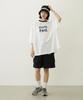 Milkfed Casual Cut Out Logo Big White S/S Top, Women's,