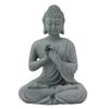 Grey Oriental Stone Carving Ornament Courtyard Sandstone Figurine  Indoor Study Shelf Decoration
