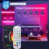 Tuya Wifi Умный Контроллер 12В 4 Контакта Bluetooth RGB Светодиодный Контроллер Голосовой Датчик RGB Светодиодный Контроллер Alexa Google Home