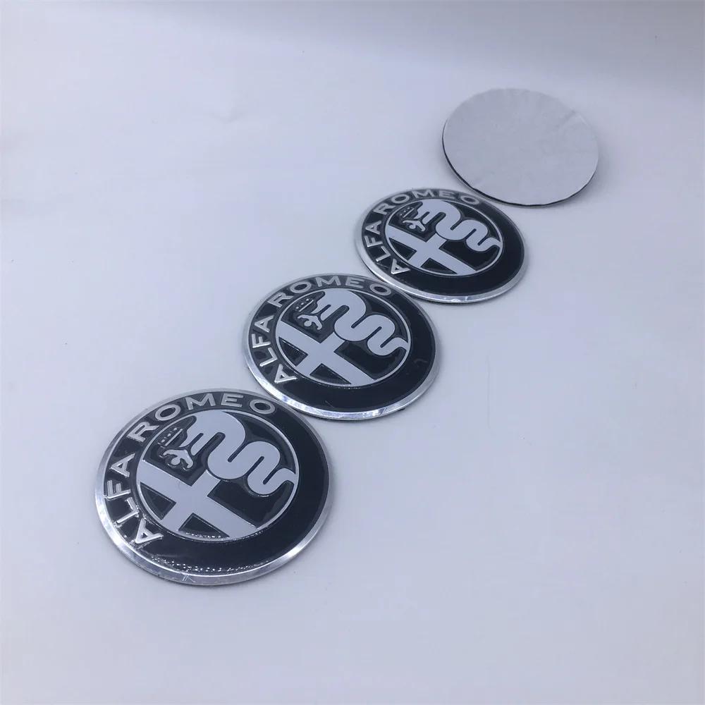 For Alfa Romeo 2026 Hot Sticker 20pcs 40mm 50mm 56mm 60mm 6color For Alfa Romeo Giulia Giulietta MITO Stelvio GT Car Emblem Whee