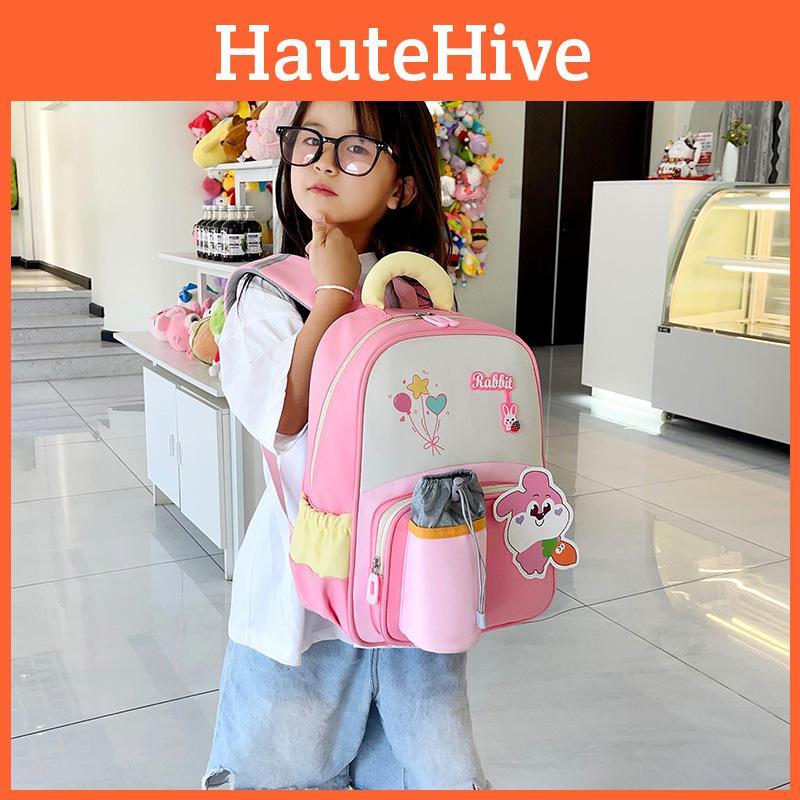 Рюкзак детский школьный мультяшный кролик динозавр унисекс для образования раннего