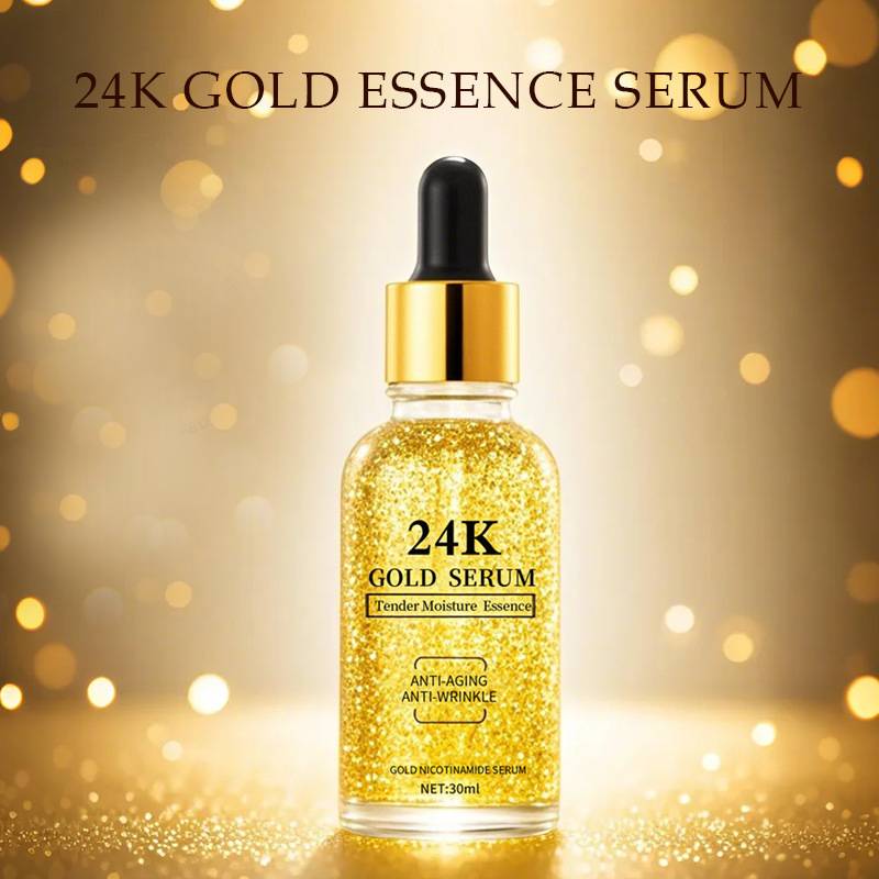 24k Gold Niacinamide Anti-Wrinkle Essence Гиалуроновая кислота Увлажняющая сыворотка для лица