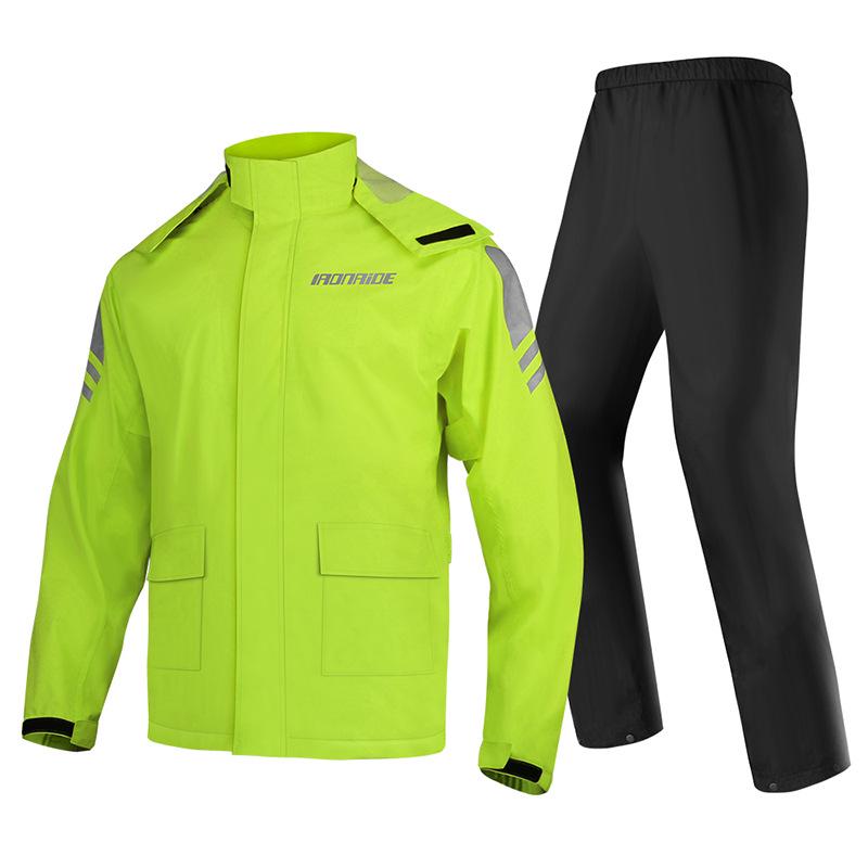 Motorcycle Riding Raincoat Set: Waterproof Outdoor Suit with Shoe Covers