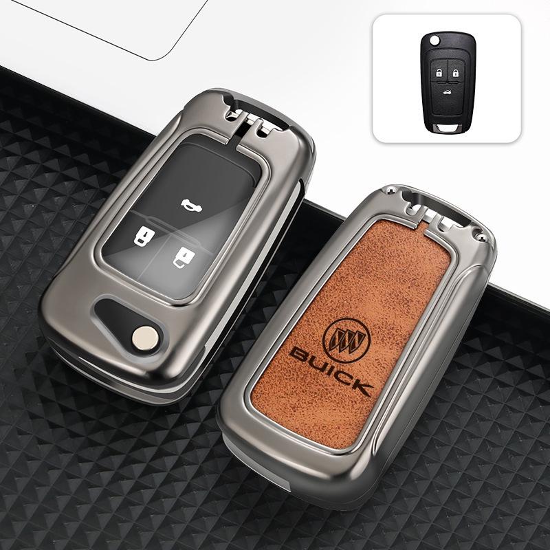 2021 Buick Key Cover for Excelle, Regal, Envision, LaCrosse, Verano – Men's High-Grade Shell Bag