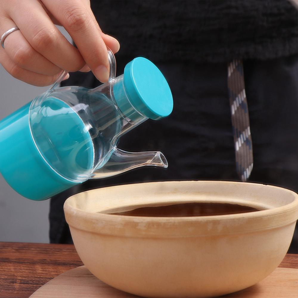 with Handle Oil Dispenser Plastic Condiment Container Household Vinegar Bottle Soy Sauce