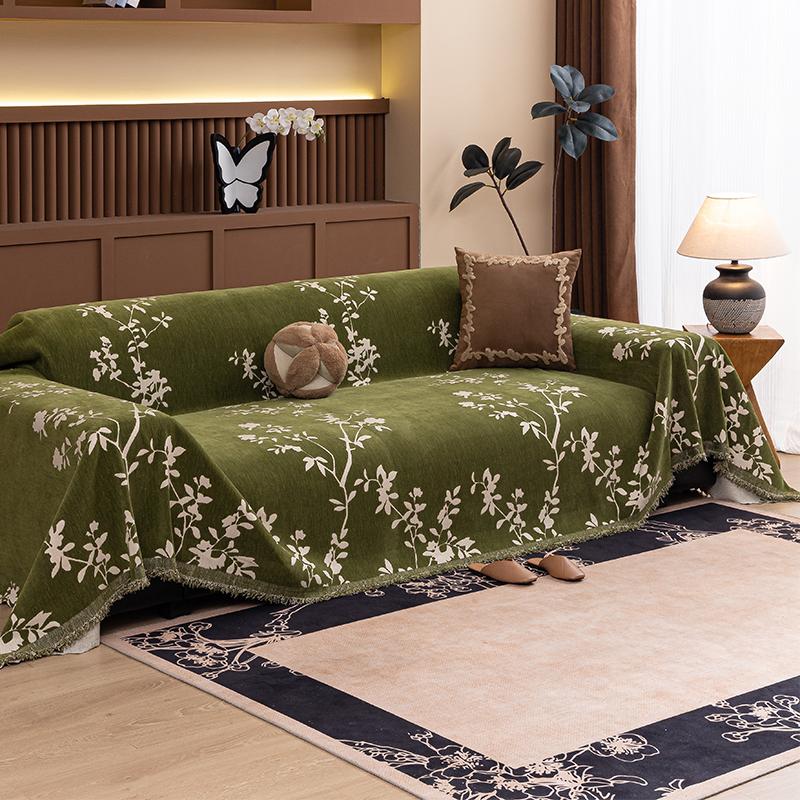 Couch Cover Malus Spectabilis Slipcover Living Room Furniture Protector Sofa Cover Towel For Decorate Sofa Sitting Cushion Blank