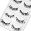 5 Pairs Natural Soft Long Eye Lashes Extension Cosmetic False Eyelash