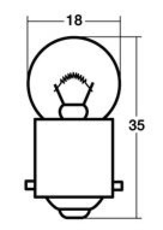 Stanley Electric Одна лампочка 12В 8Вт A4123W (СТЭНЛИ) (10 шт.)