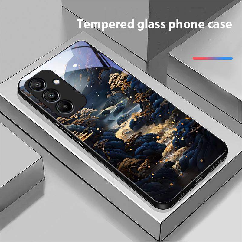 Jubao Basin Water Чехол для телефона из черного закаленного стекла для Samsung Galaxy A15 5G 54 4G 51 50 24 35 90 71 12 51 53 52S 80 22 34