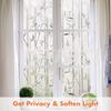 Bamboo Frosted Window Privacy Film Vinyl 3D Glass Decals Static Clings Anti UV Heat Control Window Stickers For Home Office