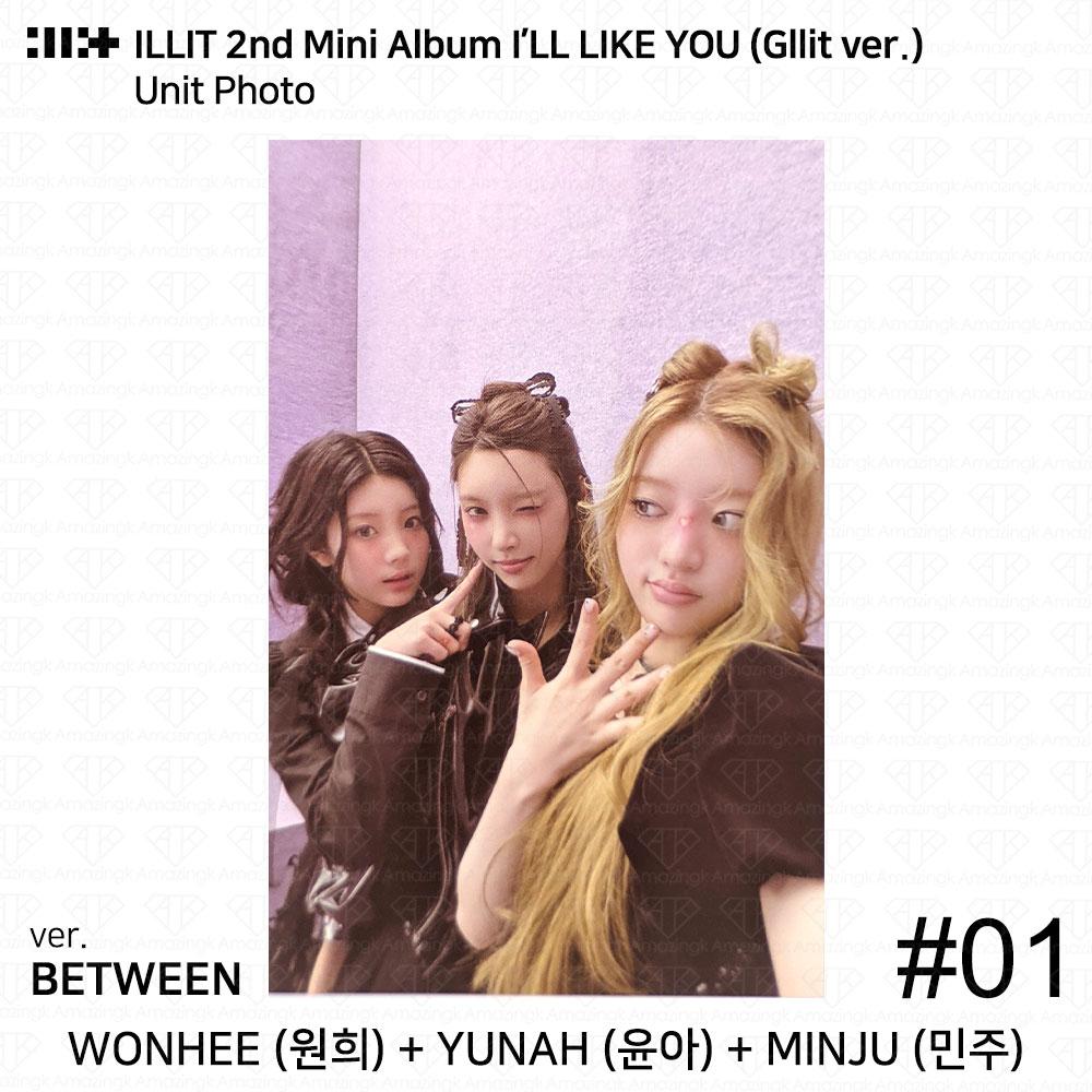 ILLIT 2-й мини-альбом I'LL LAKE YOU Gllit Ver To с фотокарточкой Between Photocard Photo
