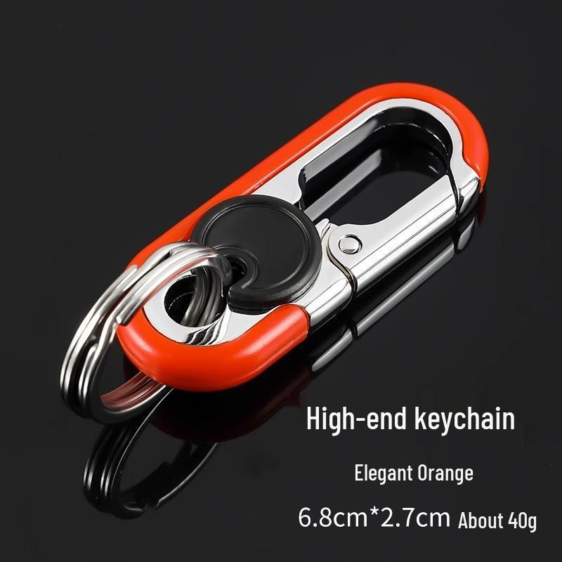 Elegant Multifunctional Metal Keychain for Car and Home