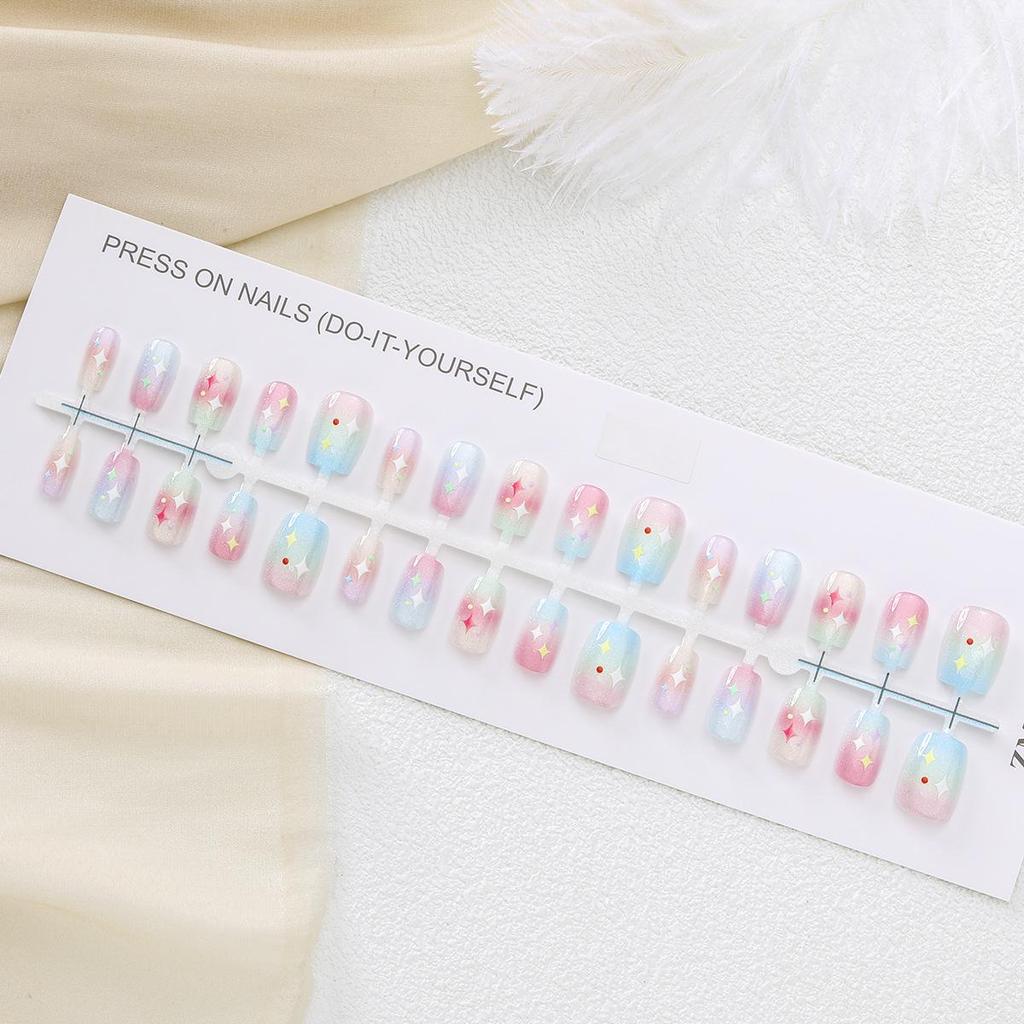 30 милых мультяшных наклеек для лака для ногтей «Кошачий глаз» — полная коллекция кодов