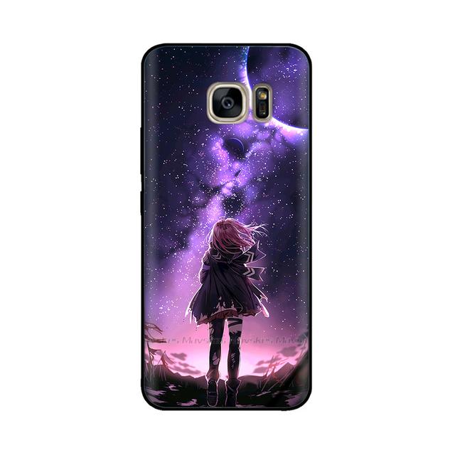 Силиконовый чехол для Samsung Galaxy S7 Edge, чехол S7, чехол для телефона Samsung Galaxy S6 Edge S 6, полная защита, мягкая задняя крышка