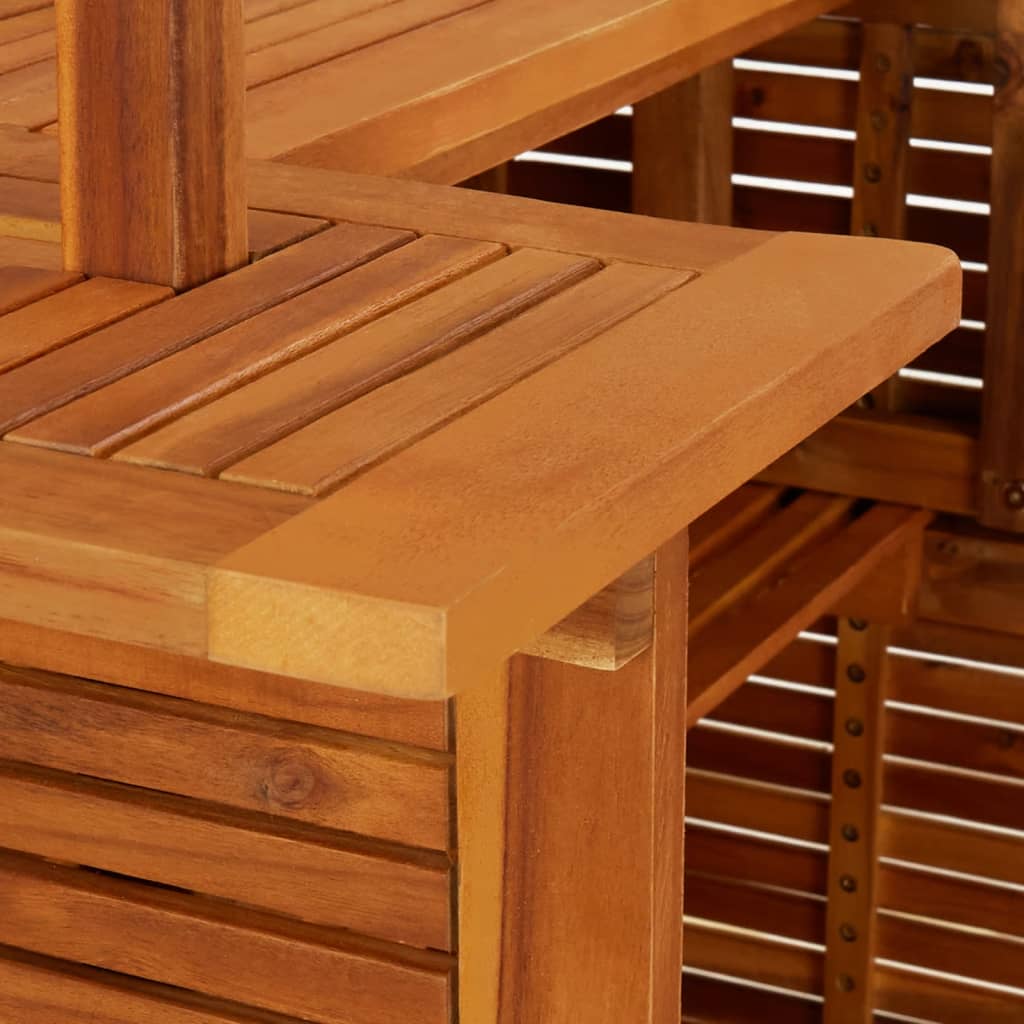 5 Piece Garden Bar Set Solid Acacia Wood