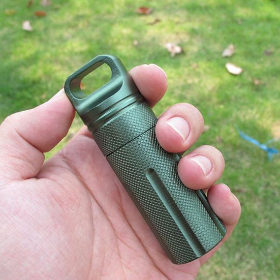 Mini Portable Storage Item Aluminum Alloy 10 Cm 1 Pc