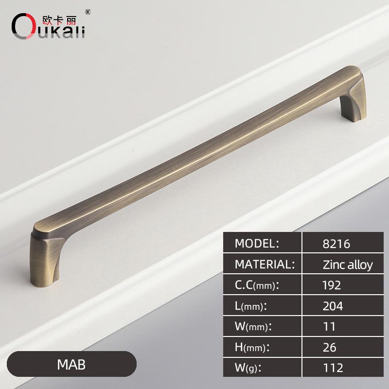 Oukali 96mm Zinc Alloy Push Pull Handles New Release Cabinet Drawer Kitchen Hardware Wardrobe Bedroom Bathroom Living Room