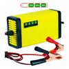 Motorcycle Battery Charging 12V 2A LED Display Smart Battery Charger EU/US Plug Pulse Repair Power Supply Current Voltage Adjust