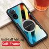 For Xiaomi Poco C81 Pro Case Hard Phone Case Clear Transparent Shockproof with Car Navigation Holder Ring For Xiaomi Poco C81 Pro Phone Casing
