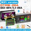 DT20 DC Meter Тестер емкости литиевой батареи 420 В 30 А-600 А Напряжение постоянного тока WiFi Онлайн-версия Двунаправленный амперметр