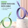 Cables USB C Data Line Liquid Silicone Cable USB-C Charger Wire Data Cord Fast Charging Cable