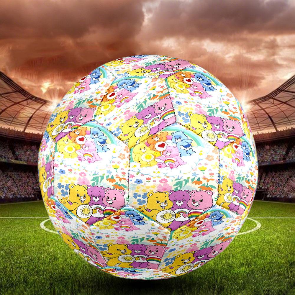 Care Bears Print Size 5 Soccer Ball, Standard Match Football for Sports Game and Team Practice, Ideal Gift for Soccer Fans