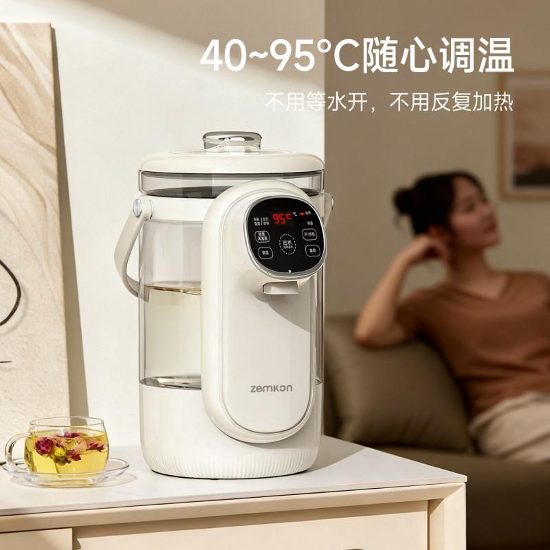3.5L Glass Electric Kettle With Touch Control Function Dual-Layer Vacuum Insulation Child Lock Chlorine Removal 800W Fast