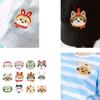 12 шт. Мультяшные кошки Термонаклейки Наклейки на одежду Животные Заплатки для ремонта Вышитые заплатки для украшения сумки