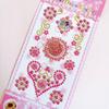 Heart-Shaped Crystal Stickers for Kids' Costume Party & Christmas Decorations - DIY 3D Diamond Stickers
