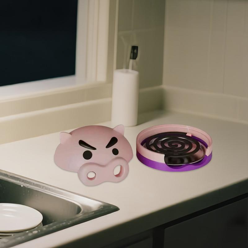 Современный держатель для спирали от комаров в виде свиньи с поддоном, украшение, средство от комаров, модная сандаловая курильница, домашний декор, декор спальни