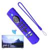 Silicone Remote Protective Case With Lanyard Shockproof Luminous Controller Sleeve For All-new Amazon Fire TV Stick 4K