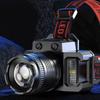 Портативный светодиодный налобный фонарь с датчиком движения, 5 режимов, регулируемый, водонепроницаемый, мощный яркий рабочий свет для кемпинга
