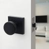 Indoor Home Bathroom Lock Hidden Button Double-sided Latch Door Lock Bedroom Solid Zinc Alloy Gold Double-sided Door Handle