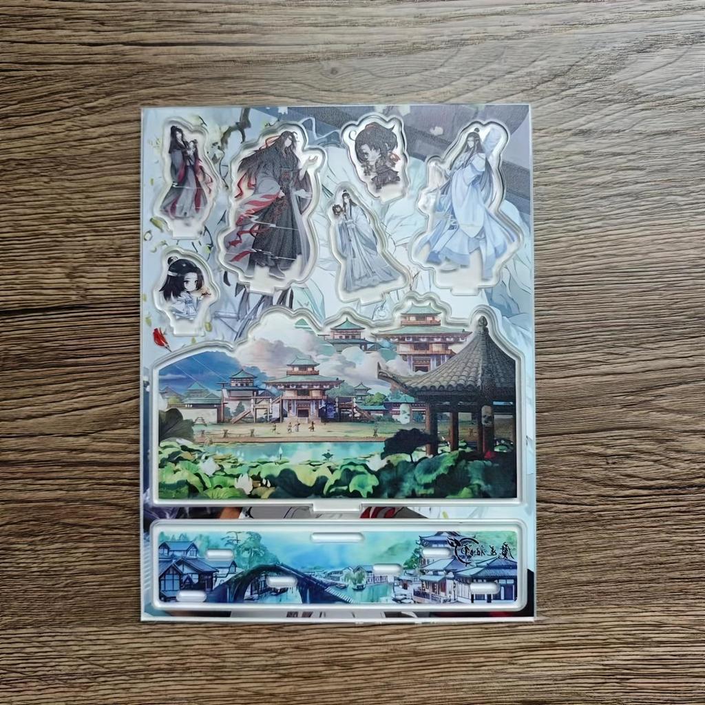 Аниме Heaven Должностные лица Благословение акриловая подставка Фигурка Мо Дао Зу Ши Модель Пластина Декор стола Игрушка