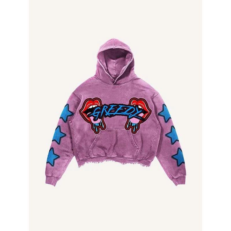 Худи с 3D-принтом в стиле американского ретро с черепом