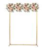 Wedding Arch Stand with Bases,Easy Assembly Square Garden Arch Metal Abor for Weddings Quinceaneras Party Event Decoration