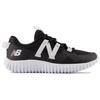 New Balance V2 Comfortable Abrasion Resistant Low top Running Shoes Black White Kids' PTPGRVAC