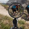 Bicycle Handlebar Rearview Mirror Wide-Angle Universal Simple Installation Adjustable Handlebar Mounted Convex Mirror Bike Mirror