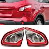 Car Rear Tail Light Outer Inner Brake Fog Lamp Accessories Car Warning Running Light for Nissan Qashqai 2008-2015 EU Version