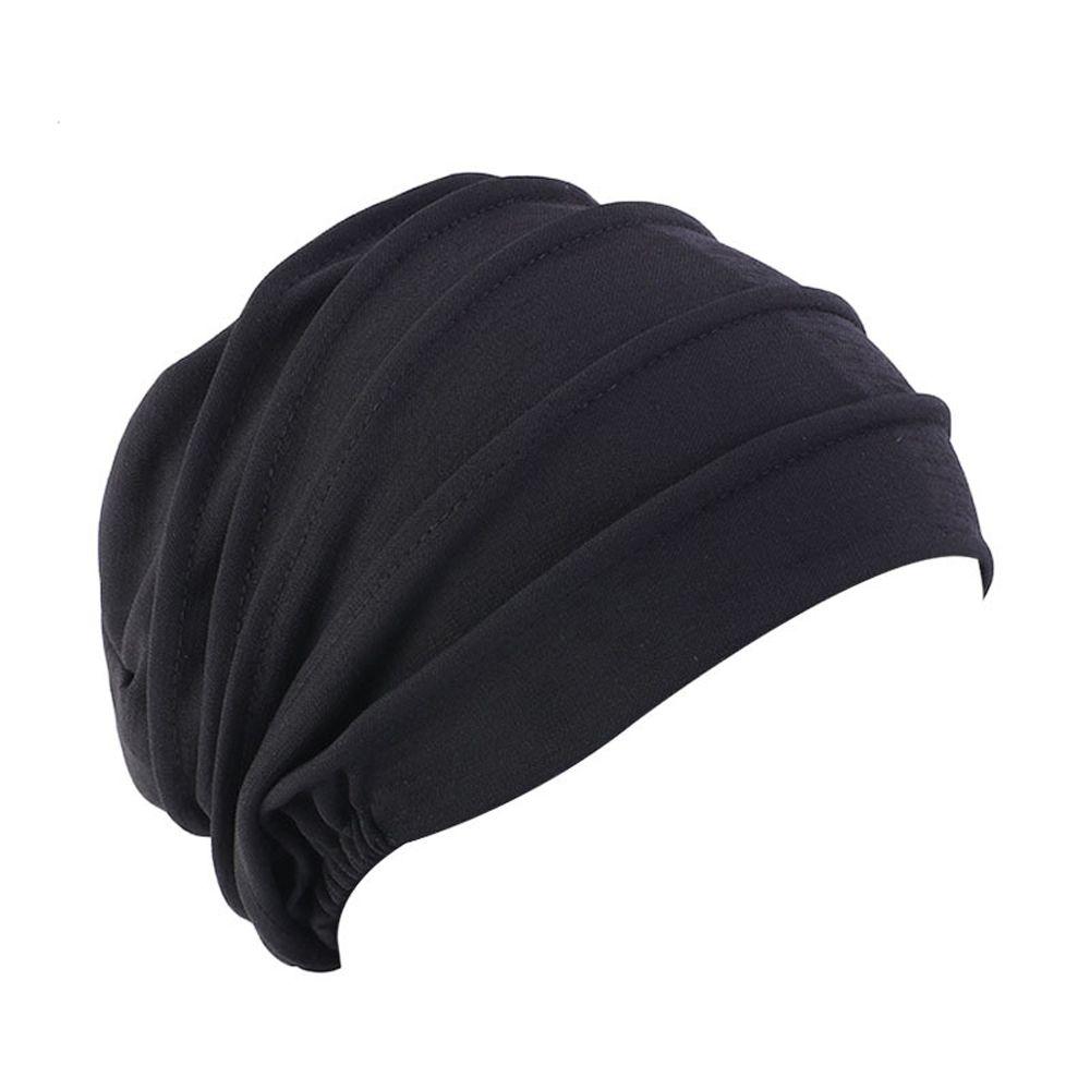 Caps Cotton Headscarf Solid Color Chemotherapy Cap Muslim Hijabs Women Head Wrap Turban Beanie Cap