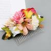 Vintage Flower Hair Comb Simulation Floral Bridesmaid Headwear Bridal Hair Accessories  Prom