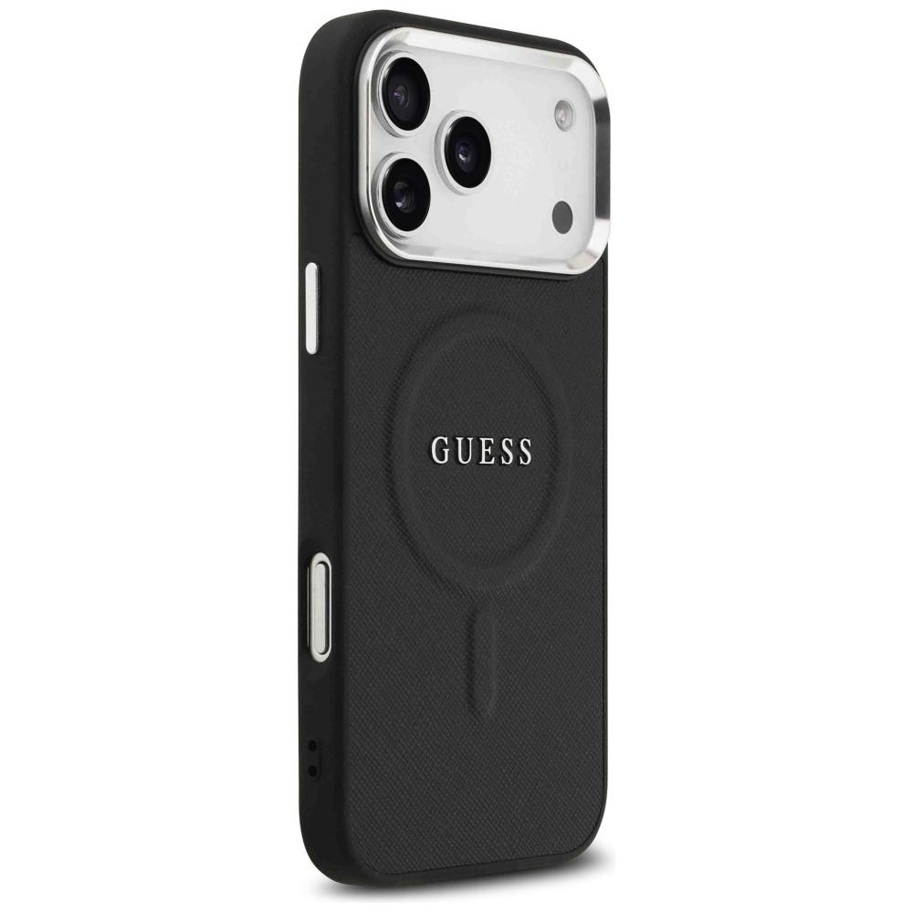 Guess Classic Logo MagSafe Case for iPhone 17 Pro Max Black