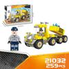 Construction Engineering Vehicle Building Blocks Toys Plastic Small Particles Diy Assembled Toys For