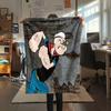 Popeye the Sailor3 Flannel Blanket, High quality Comfortable for All Seasons, Home Decor, Warmth and Comfort